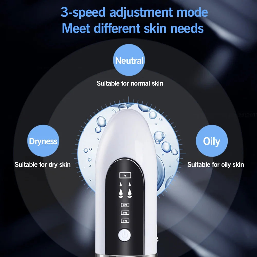 Blackhead Remover Vacuum,  Electric Facial Pore Cleaner Blackhead Suction Acne Pimple Extractor Pore Tool with LED Screen & USB Rechargeable